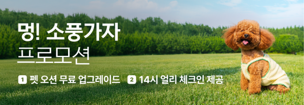 멍! 소풍가자 프로모션